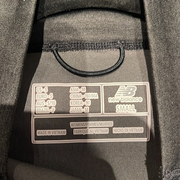 New balance sweater, small, dark charcoal grey colour, great condition - Picture 7 of 8